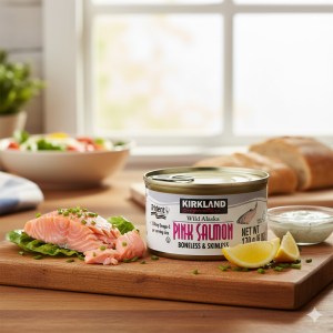 Kirkland signature Pink salmon 170g wild caught Alaska