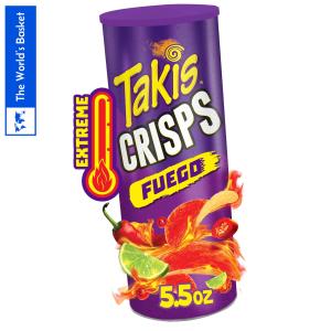Takis crisps Fuego Hot Chili Pepper And Lime 5.5oz