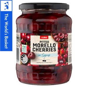 Coles Pitted Morello Cherries in Syrup 680g
