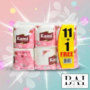 Kami bathroom tissue 2ply 150pulls 300s 12rolls