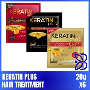 Keratin Plus brazillian Hair Treatment 6*20g Gold | Argan Oil | Luxurious