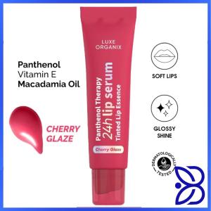 Luxe Organix Panthenol Therapy 24H Lip Serum Tinted Lip Essence Berry Glaze 10G