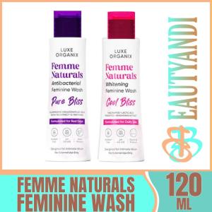 FEMME NATURALS Feminine wash 120ml ( Whitening & Antibacterial)