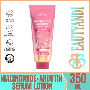 Buy 1 Take 1 LUXE ORGANIX Niacinamide + Alpha Arbutin Whitening Serum Lotion 350ml