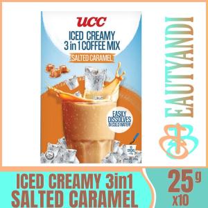 UCC Iced Creamy Salted Caramel 3-in-1 Coffee Mix  Beverage