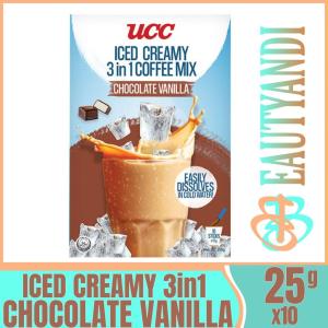 UCC Iced Creamy Chocolate Vanilla 3-in-1 Coffee Mix Beverage