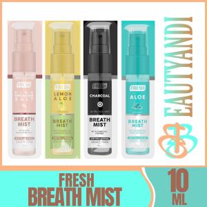 Fresh Breath Mist 10ml | Anti bacterial - Mild Mint, Ultra Cool Mint, Citrus Mint, Icy Mint Antibacterial Aloe Charcoal Lemon Oral