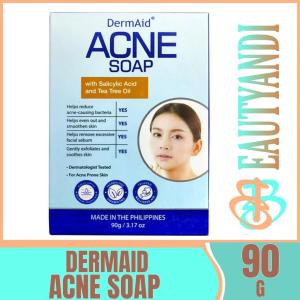 Dermaid Acne Soap 90g - Facial Cleansing bar Salicylic acid with tea tree oil