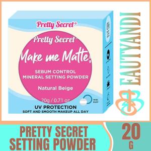 Pretty Secret Make me Matte Sebum Control Mineral Setting Powder 20g Natural Beige
