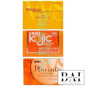 RDL Whitening Soap ( Baby Face 135g, Kojic 150g, Placenta, Papaya 135g) Face and Body soap