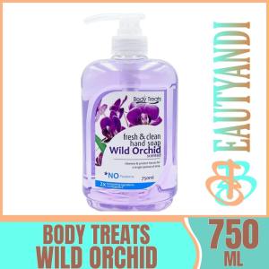 BODY TREATS - Wild Orchid Hand Soap 750ML | Fresh & Clean (1 PIECE)