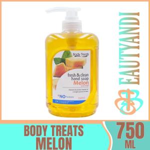 BODY TREATS - Melon Scented Fresh & Clean hand Soap 750ML ( 1PIECE )