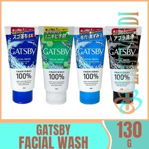 GATSBY - Gatsby Facial Wash 130g ( Deep Cleaning Scrub, Perfect Scrub, Strong Clear foam, Acne Care Foam)