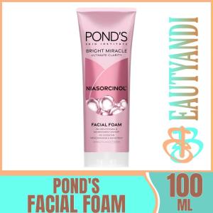 PONDS Ponds Bright Miracle Facial Foam Niasorcinol Brightening Skincare