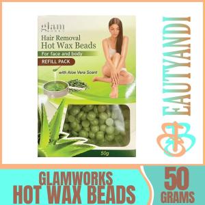 Glamworks Hair removal hot wax Beads (Refillpack) for face and body