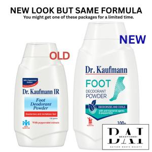 Dr Kauffman Foot Deodorant Powder 50g, 100g ( 1PIECE ONLY)  (Old Fissan, New DR Kaufmann)