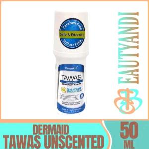 DERMAID Deodorant Roll-on Unscented Tawas with Calamansi Extract | Aloe vera Scent 50ml | Deodorant
