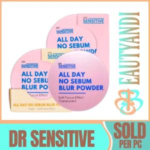 DR SENSITIVE All Day No Sebum Blur Powder 25g - Face powder (Natural, Nude, Translucent)