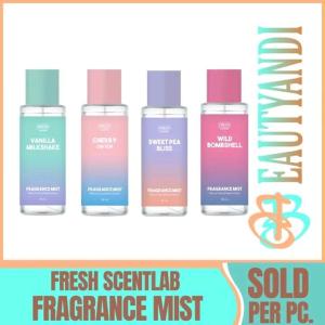 FRESH Scentlab Fragrance Mist 88mL -Vanilla Milkshake, Wild Bombshell, Sweet Pea Bliss, Cherry on Top, Cucumber Tini  | Fragrance | Cologne | For Women