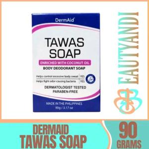 DermAid -Tawas Soap 90g |Enriched w/Coconut Oil | Body Soap