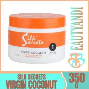 SILK SECRETS - Silk Secrets One Minute Hot Oil Treatment 350g Virgin Coconut Oil | Prevents Split ends