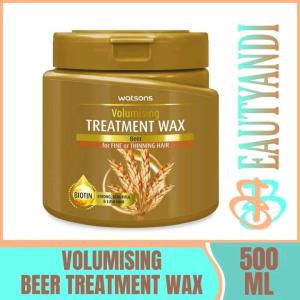 Volumising Treatment Wax Beer 500ml for fine or thinning hair