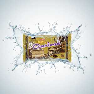 Jack 'n Jill Quake Overload Mocha Butter Chocolate-coated Layered Cakes, 10 Count Pack