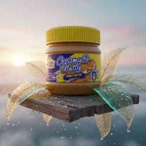 Baroness Farms Creamy Peanut Butter Spread Jar | Smooth & Delicious Snack