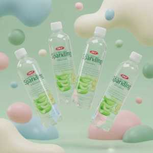 Ukf Sparkling Aloe Vera Drink | Refreshing Carbonated Beverage