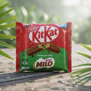 Kitkat Milo Malt Chocolate Wafer Snack 2f 160g | Special Edition Candy Bar