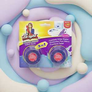 Ms. Bright Ultra Power 3-in-1 In-cistern Blue Toilet Blocks  | Combats Stains & Odor, 800 Flushes