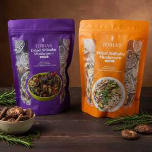 Teresian Dried Shiitake Mushrooms & Dried Wood Ear Mushrooms - Premium Culinary Fungi Pack