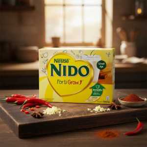 Nestlé Nido Fortigrow Powdered Milk Formula, School Age Nutritional Drink, 2000g (2kg)