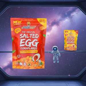 Farmer Lee's the Original Salted Egg Cornflakes Snack Bag & Mini Pack