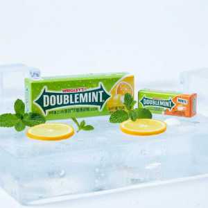 Wrigley's Doublemint Orange Citrus Flavor Stick Chewing Gum - Zesty Fresh Breath