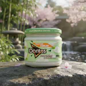 Doritos Sour Cream & Chives Dip Jar 280g - Creamy Chip and Snack Dip