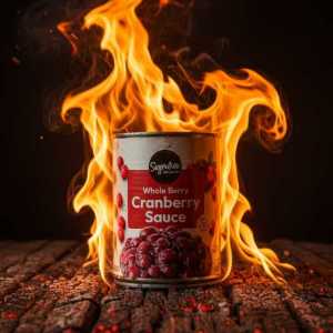 Signature Select Whole Berry Cranberry Sauce - Classic Canned Cranberry Fruit Spread