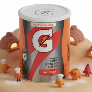 Gatorade Thirst Quencher Powder,1.44KG  Fruit Punch Flavor, Makes 8 Gallons