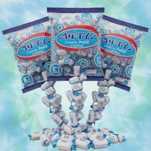 Minty's Crunchy Mint Candies Bulk Bag | Individually Wrapped Refreshing Mints | Hard Candy