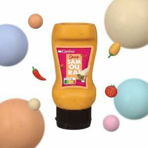 Casino Sauce Samouraï 240g - Spicy Samurai Mayonnaise Condiment Squeeze Bottle 300ml (french Chili Sauce)