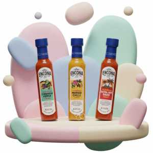 Encona Chili Sauce 142ml -Mango Chili | XtraHot | Carolina Reaper Sauce