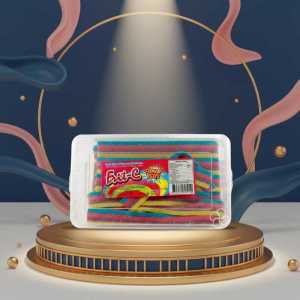 Eat-c Rainbow Sour Belt Candy Strips - Fruity Gummy Treats