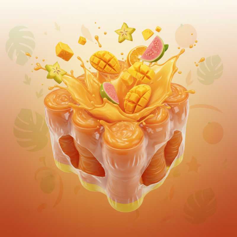 Del Monte Four Seasons Mixed Fruit Juice Drink - Ready-to-drink Tropical Beverage 6-pack (6x Cups) - Image 2