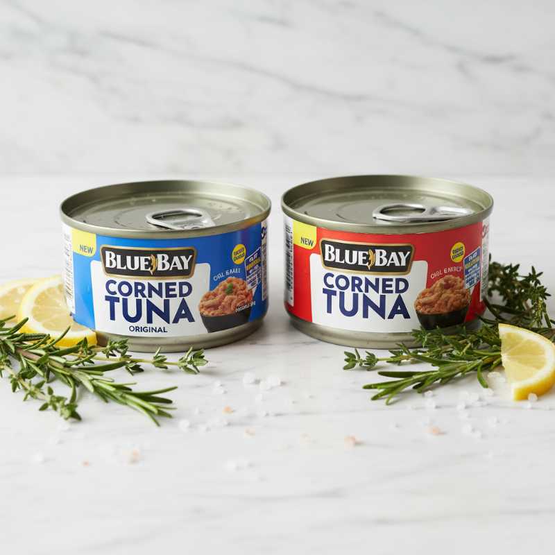 Blue Bay Corned Tuna Cans - Ready-to-eat Canned Seafood (two Label Varieties) - Pack of 6 - Image 3