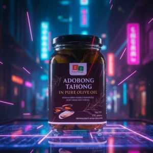 L.o. Eat Adobong Tahong (green Mussels) in Pure Olive Oil | Filipino Gourmet Seafood 220g Jar