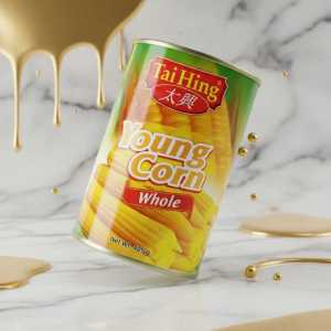 Tai Hing Whole Young Corn (baby Corn) - Canned Vegetable for Stir-fries & Salads