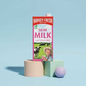 Harvey Fresh Skim Milk Lactose Free Carton - Dairy Wa
