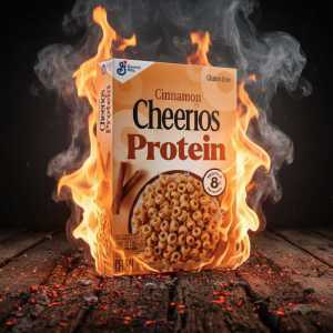 Cinnamon Cheerios Protein Cereal - 8g Protein Per Serving, Whole Grain Breakfast Box