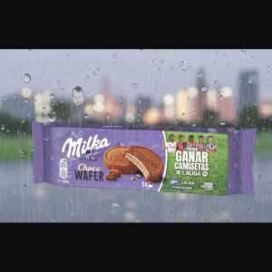 Milka Choco Wafer Bar - Crispy Layers with Chocolate Cream - Single Serve Snack