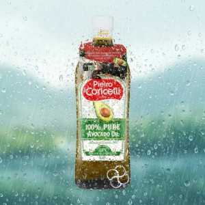 Pietro Coricelli 100% Pure Avocado Oil, Healthy Cooking & Frying Oil, 1 Liter (1l)